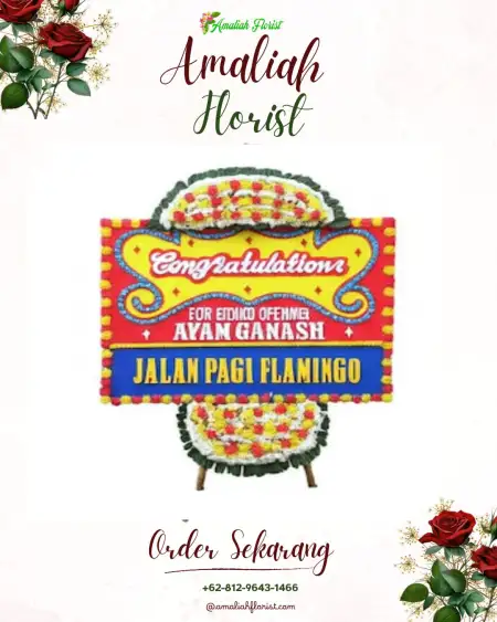Sewa Papan Bunga Kingking